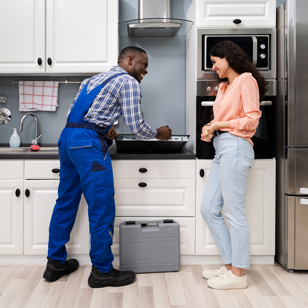 what kind of warranty do you offer on your cooktop repair services in Racine MN